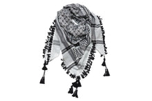 Load image into Gallery viewer, Keffiyeh with Black tassels