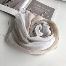 Load image into Gallery viewer, Botanically Dyed Scarf - Equal Entrance