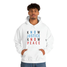 Load image into Gallery viewer, Know Justice Know Peace Hoodie - Equal Entrance