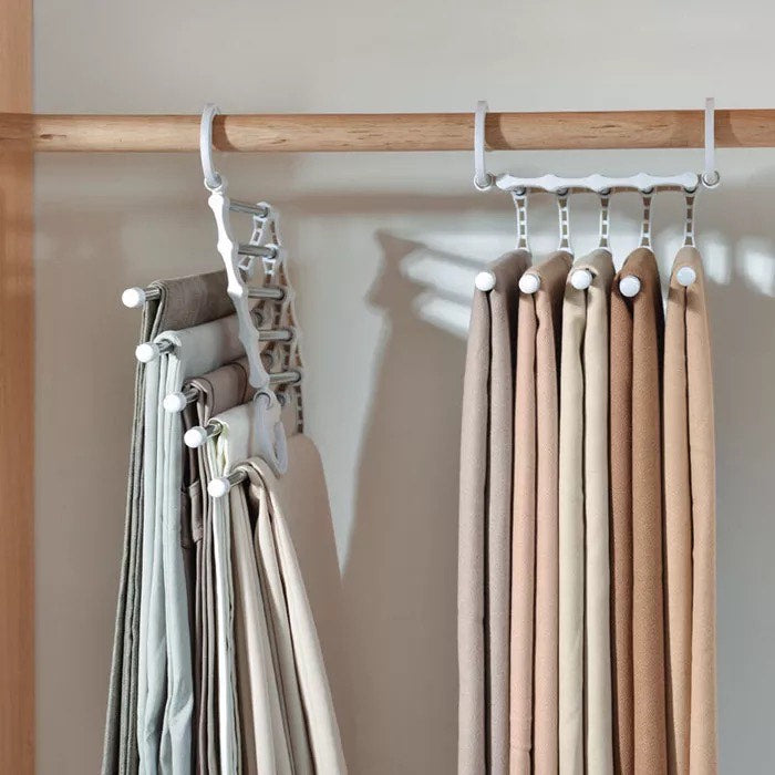 2 Hooks Plastic Clothes Hangers Hoodies/pants Hangers - Temu