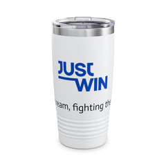 Just Win 20oz Insulated Tumbler — Motivational Travel Cup