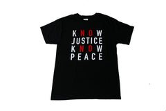 Know Justice Know Peace T-Shirt - Equal Entrance
