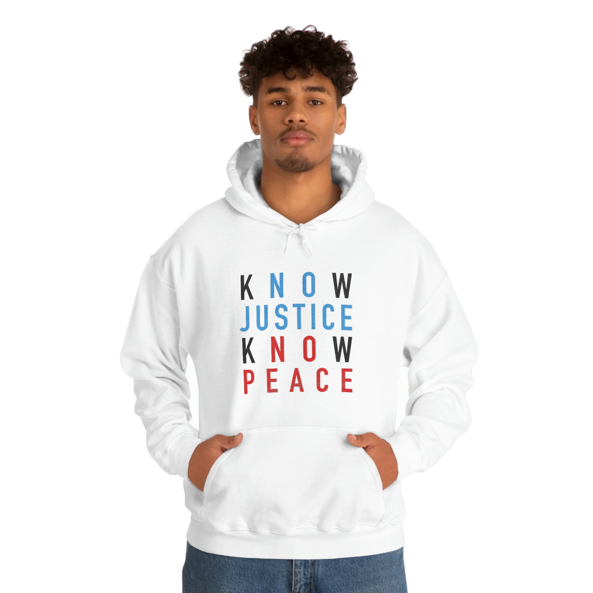 Know Justice Know Peace Hoodie - Equal Entrance